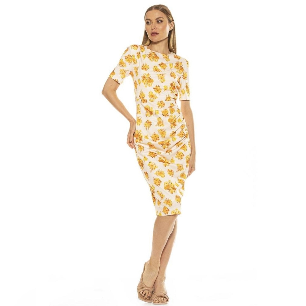 Alexia Admor Cataleya Draped Sheath Dress